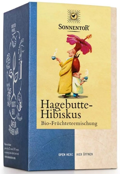 SONNENTOR Hagebutte Hibiskus Tee (18x3 g)