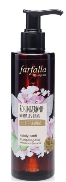 farfalla Mildes Shampoo Rosengeranie 200 ml