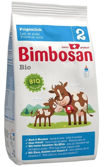 Bimbosan Bio-Folgemilch ohne Palmöl Nachfüllpackung 400 g
