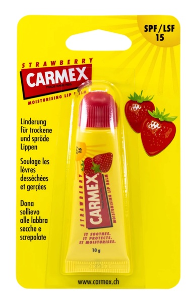 CARMEX Lippenbalsam Strawberry SPF 15 (10 g)