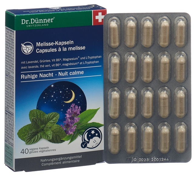 Dr. Dünner EssenzaVita Melisse ruhige Nacht Kapsel (40 Stück)