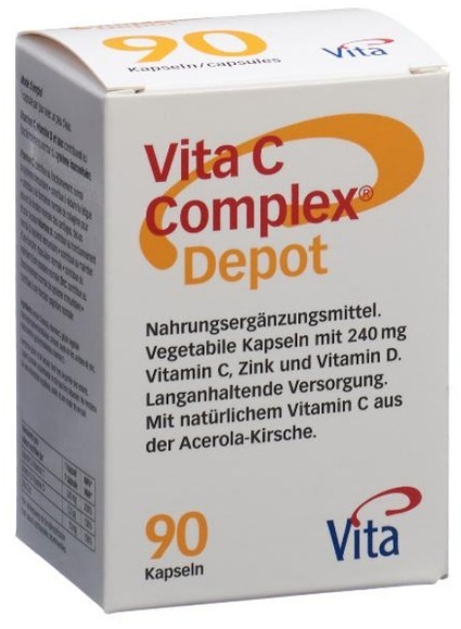 Vita C Complex Depot Kapsel (90 Stück)