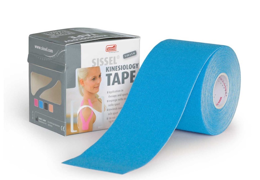 SISSEL Kinesiology Sport Tape 5cmx5m blau (1 Stück)