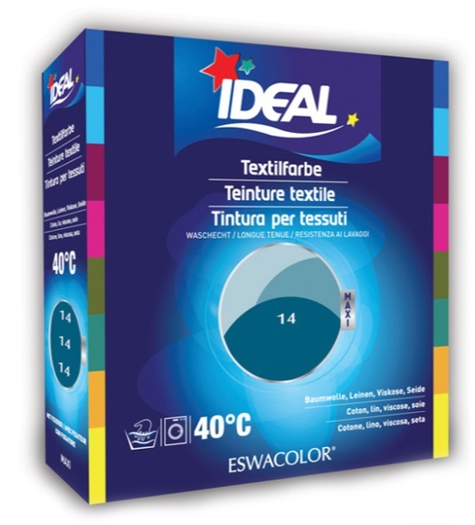 IDEAL Baumwolle Color No14 petrol (1 Stück)
