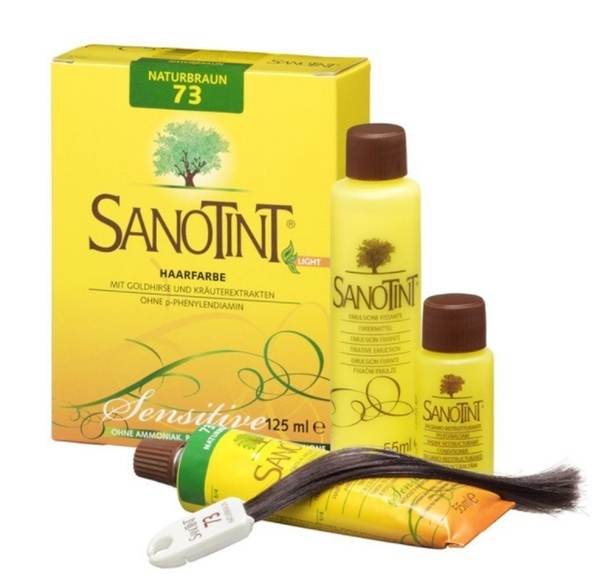 SANOTINT SENSITIVE Light Haarfarbe 73 naturbraun (1 Stück)