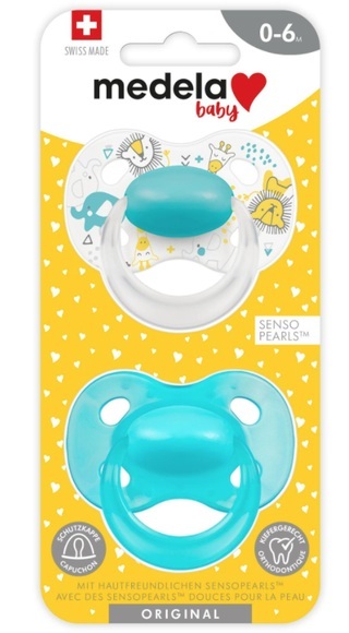 Medela Baby Schnuller Original Boy 0-6 Monate (2 Stk)