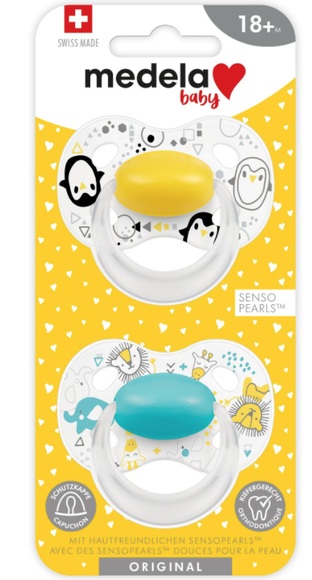Medela Baby Schnuller Original Unisex 18+ Monate (2 Stk)