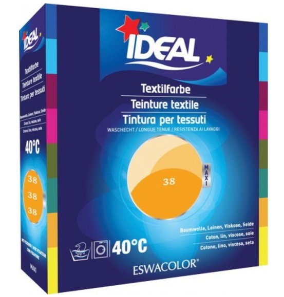 IDEAL Baumwolle Color No38 mandarine (1 Stück)
