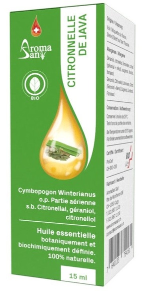 AromaSan Java Citronella Bio Ätherisches Öl (15ml)