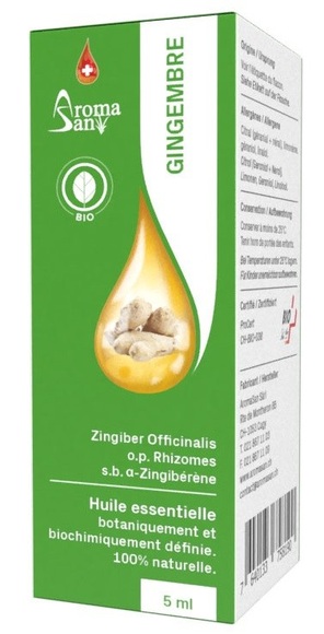 AromaSan Ingwer Bio Ätherisches Öl (5ml)