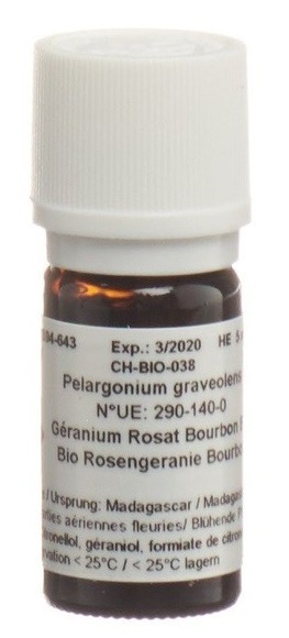AromaSan Rosengeranie Bourbon Bio Ätherisches Öl (5ml)