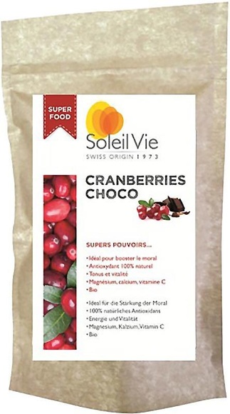 Soleil Vie Cranberries Choco Bio (110 g)