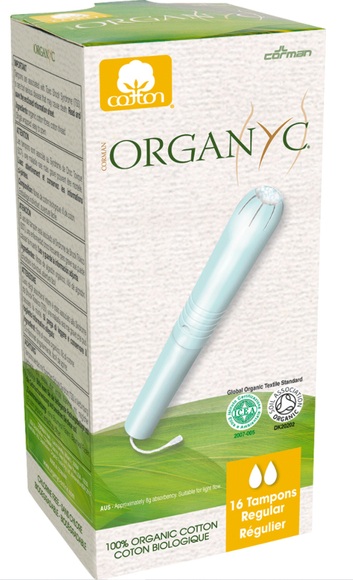 Organyc Tampons Regular mit Applikator 16 Stück