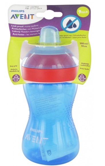 PHILIPS AVENT Schnabelbecher ohne Griff 300 ml blau