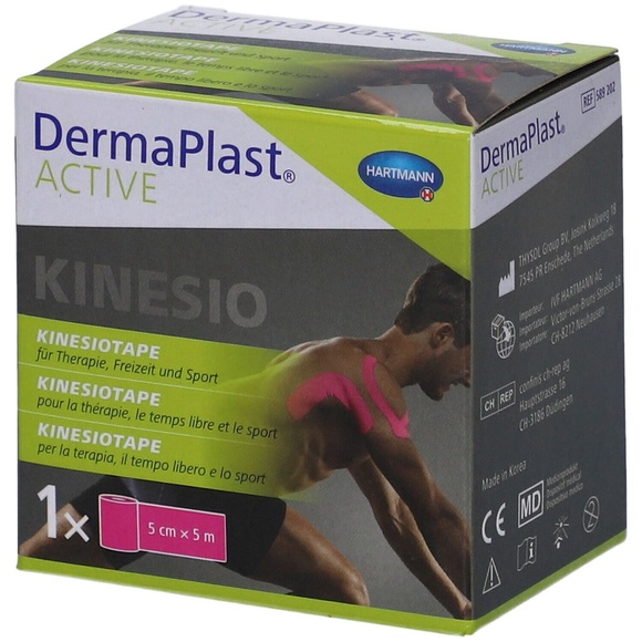 DermaPlast Active Kinesiotape 5cmx5m pink (1 Stück)