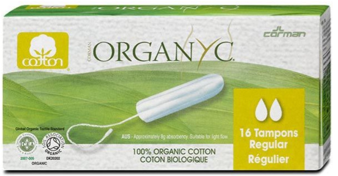 Organyc Tampons Regular 16 Stück