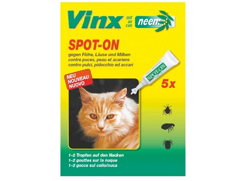 Vinx Bio Spot On neem Katze