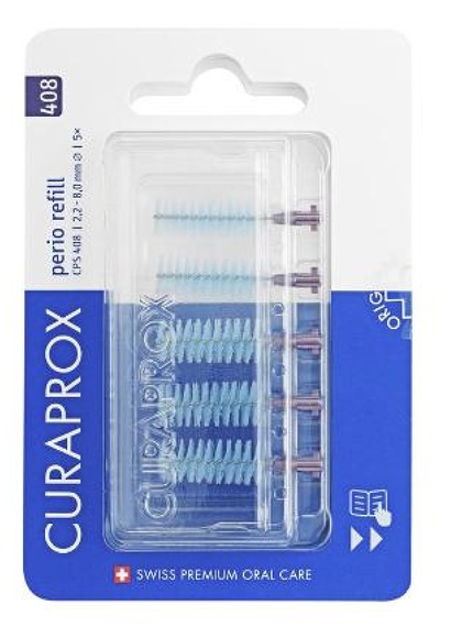 Curaprox CPS 408 Perio Interdentalbürsten refill deep violet 5 Stück
