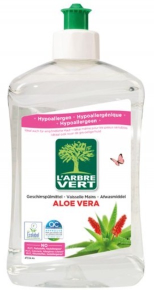 L'ARBRE VERT Öko Geschirrspülmittel Aloe Vera (1 Stück)