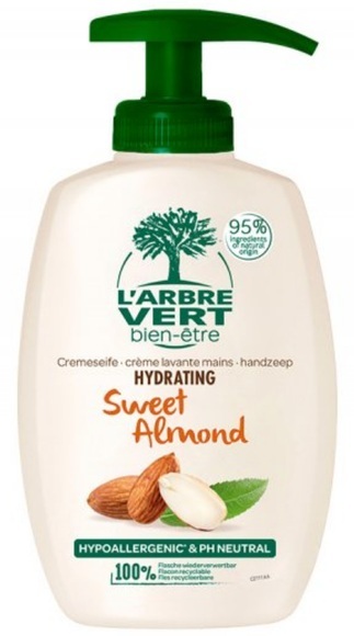 L'ARBRE VERT Öko Handseife mit Mandel (300 ml)