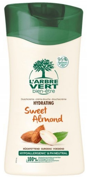 L'ARBRE VERT Öko Duschgel mit Mandel (250 ml)