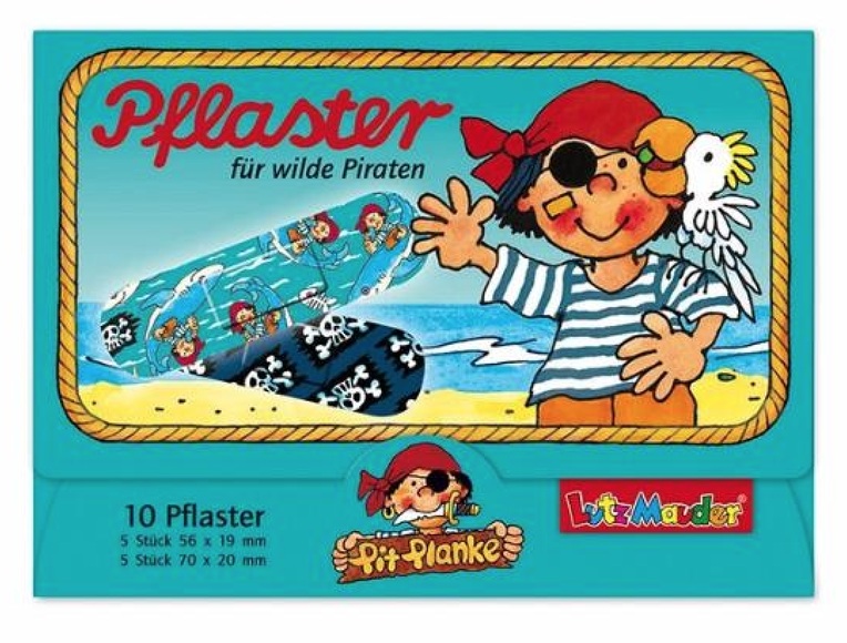 Lutz Mauder Kinderpflaster für wilde Piraten (10 Stück)