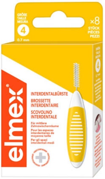 elmex® Interdentalbürsten Gelb Größe 4