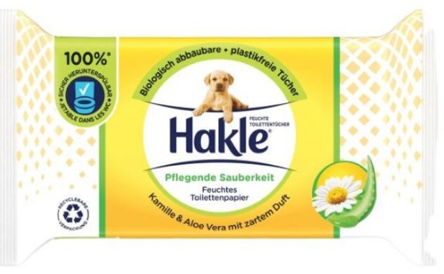 Hakle Feuchtes Toilettenpapier Pflegende Sauberkeit (42 Stück)