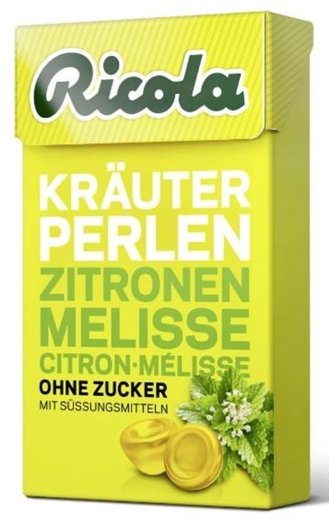 Ricola Kräuter Perlen Zitronenm Bonbon ohne Zucker (25 g)