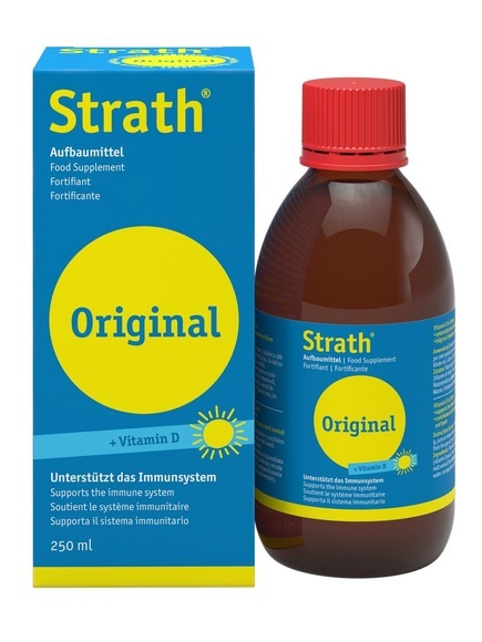 Strath Original flüssig Aufbaumittel mit Vitamin D (250 ml)