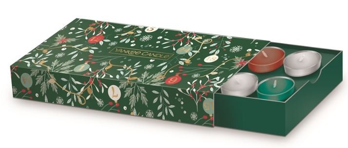 Yankee Candle Countdown to Christmas (10 Teelichter & Halter)