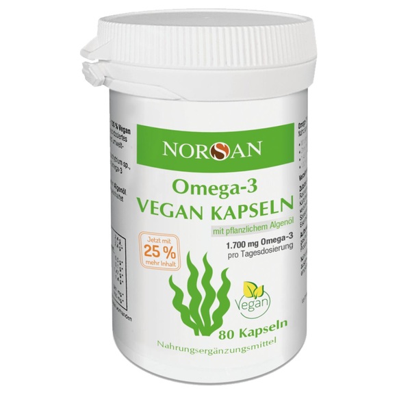 Norsan Omega-3 Vegan Kapseln (80 Stk)
