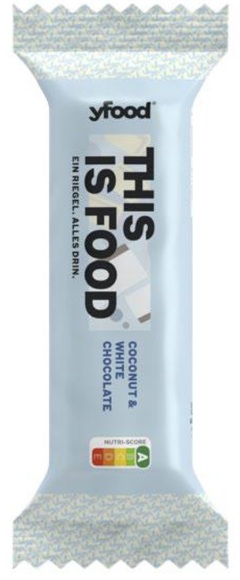 YFood Classic Riegel Coconut & White Chocolate (60g)