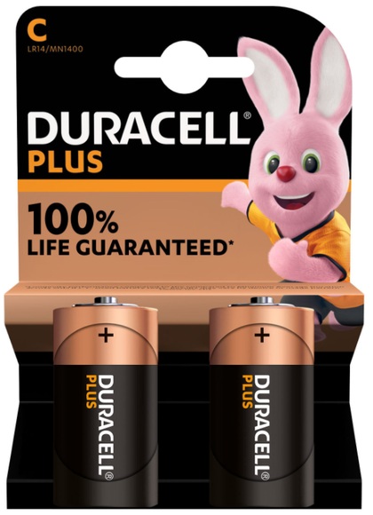 Duracell Batterien PLUS C/LR14 2 Stück