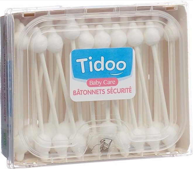 Tidoo - Wattestäbchen Bio - 50 Stück