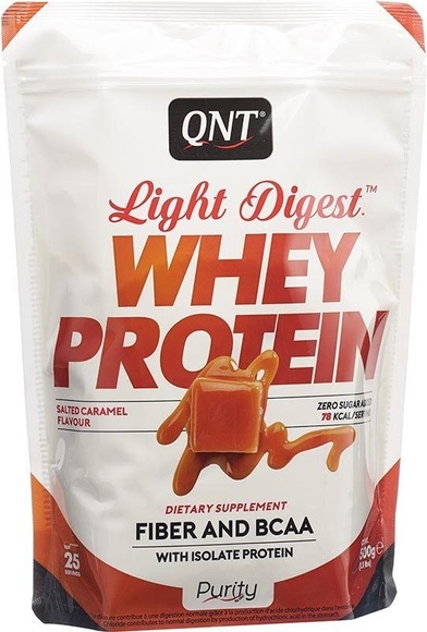 QNT - Whey-Eiweisspulver Light Digest, Salted Caramel - 40g