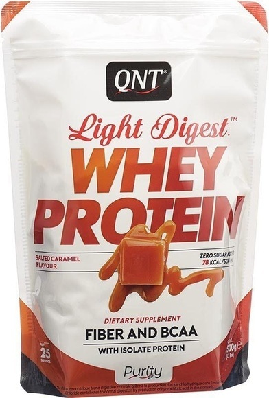 QNT - Whey-Eiweisspulver Light Digest, Salted Caramel - 40g