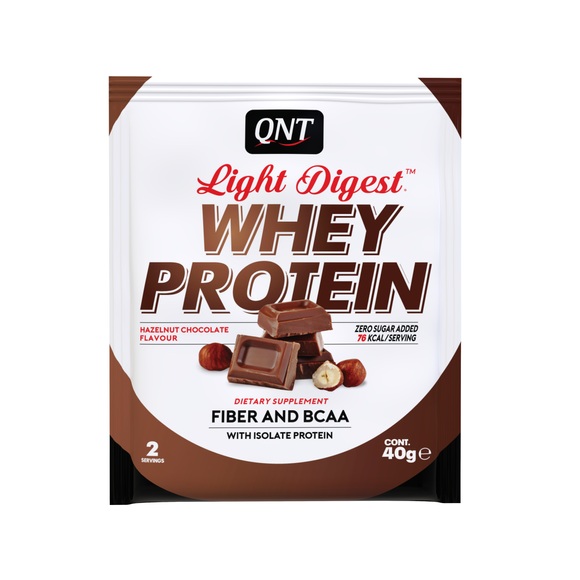 QNT - Light Digest Whey Protein Hazelnut Chocolate 40g
