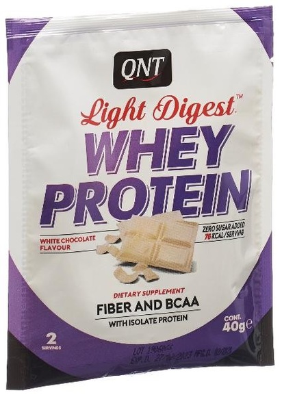 QNT - Light Digest Whey Protein White Chocolate 40g