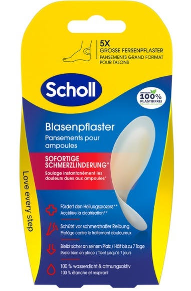 Scholl Blasenpflaster Fersen (5 Stück)