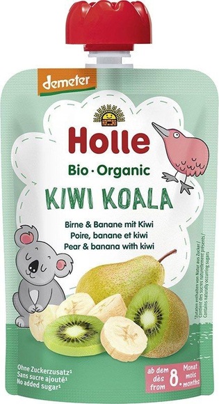 Holle Kiwi Koala - Pouchy Birne & Banane mit Kiwi (100 g)