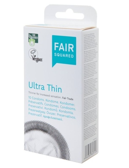 FAIR SQUARED Kondom Ultra thin vegan (10 Stück)