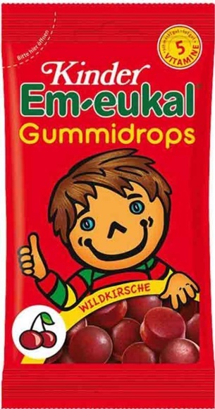 Dr. C. Soldan Kinder Em-eukal® Gummidrops Wildkirsche zuckerhaltig