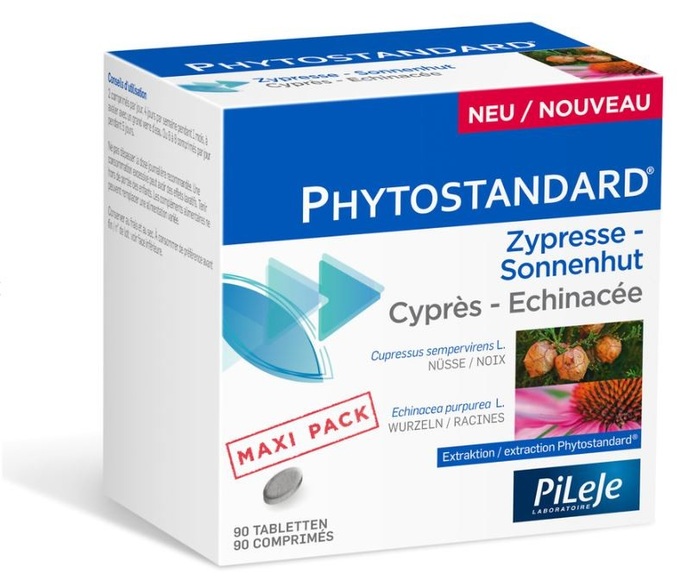 Phytostandard Zypresse - Sonnenhut Tablette (90 Stück)