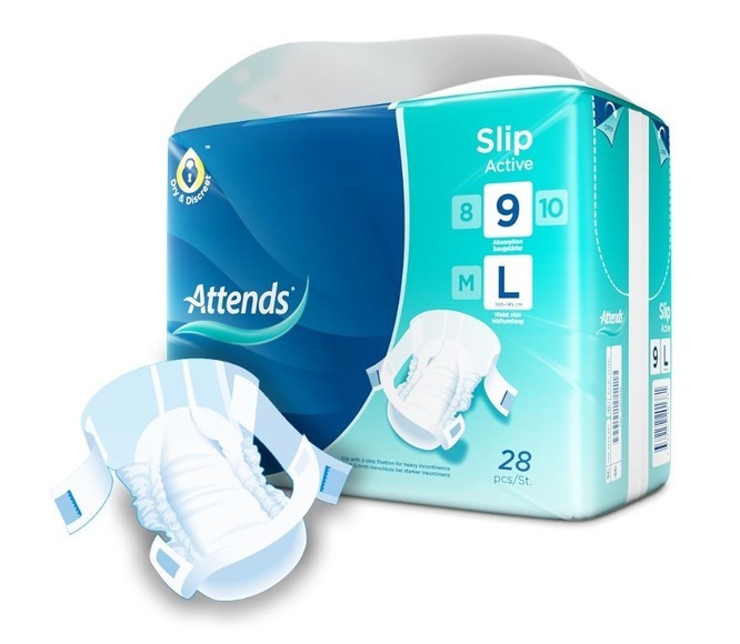 Attends Slip Active 9 Gr. L