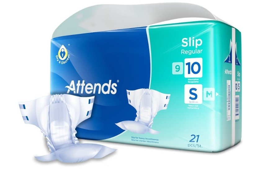 Attends Slip 10 Regular Small (21 Stk)