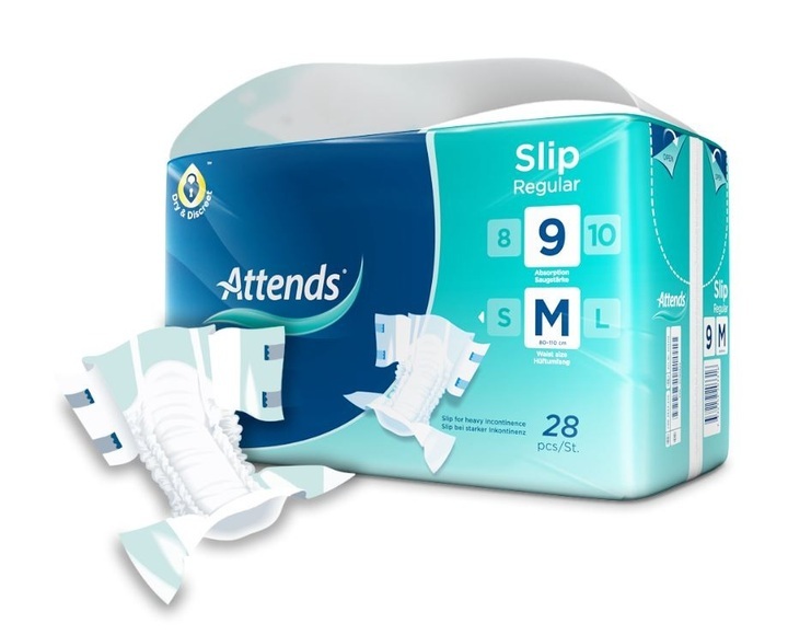 Attends Slip 9 Regular Medium (28 Stk)