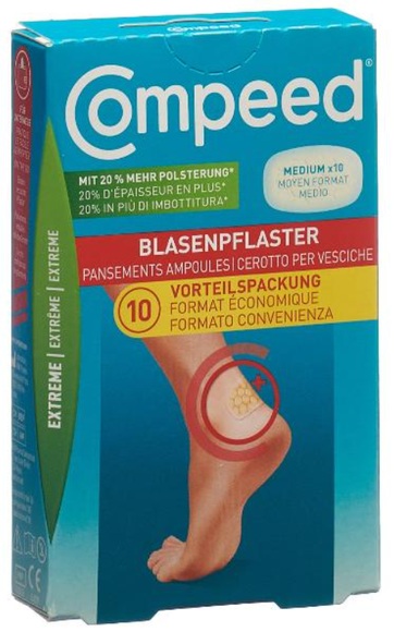 Compeed Blasenpflaster Extreme für Ferse (10 Stück)