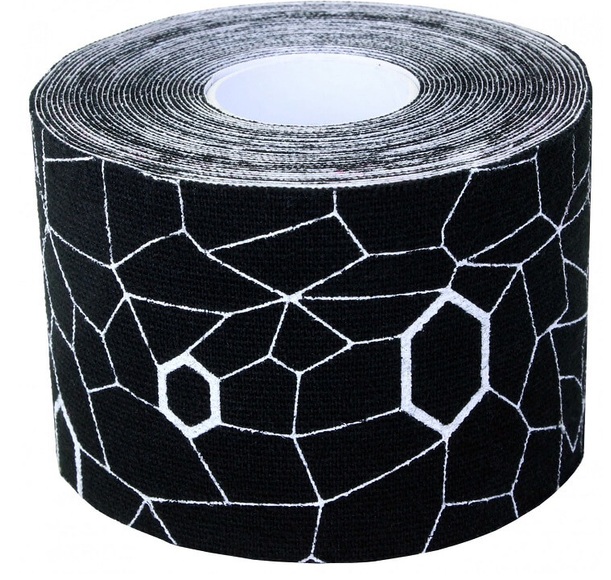 TheraBand Kinesiology Tape Rolle 31,4 m - Black/Black