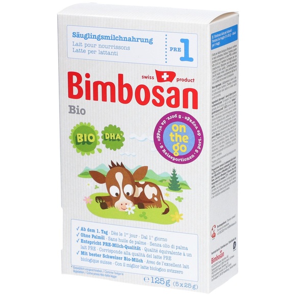 Bimbosan Bio 1 Säuglingsmilch Reiseportionen (5x25 g)